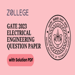 GATE 2023 Question Paper with Answer Key PDF for Electrical Engineering Feb 5 ZPYP
